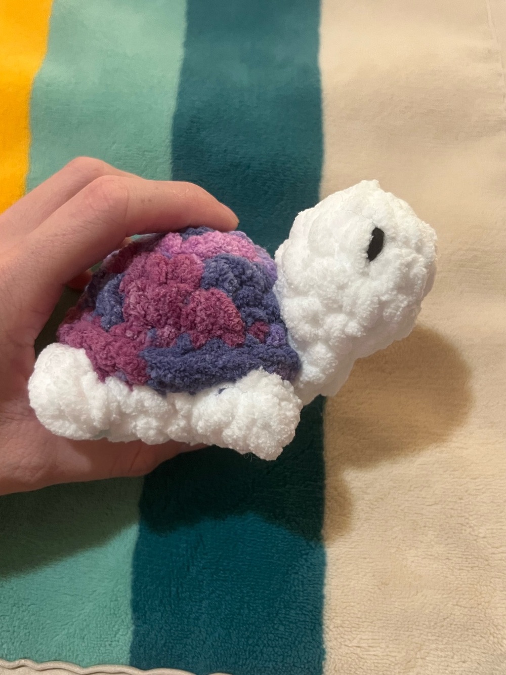 Plush Crocheted Turtle 🐢 - Picture 4 of 6